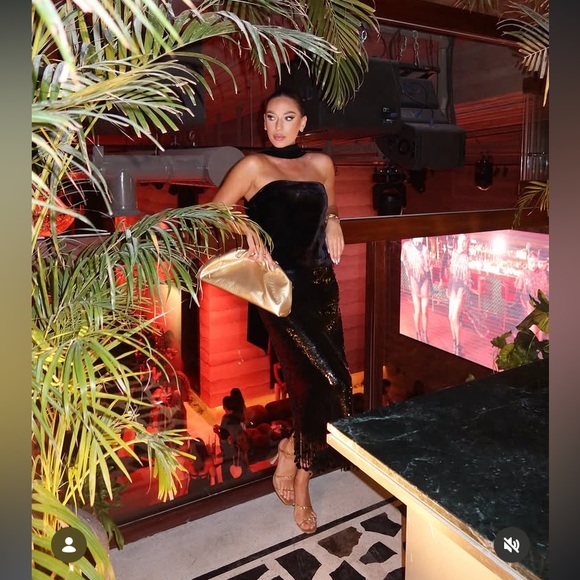 ZARA SEQUIN LONG SKIRT ZW COLLECTION - Picture 10 of 17